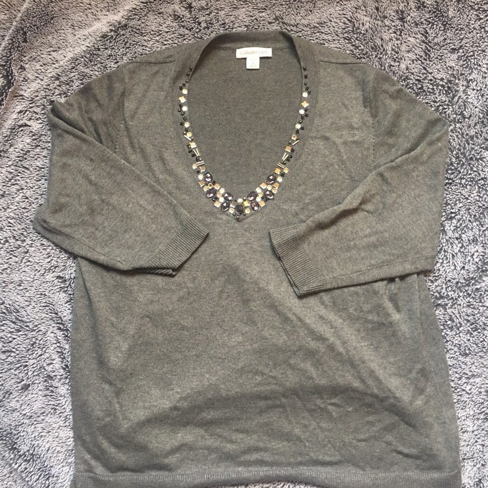 Coldwater Creek Gray Sweater size 2x